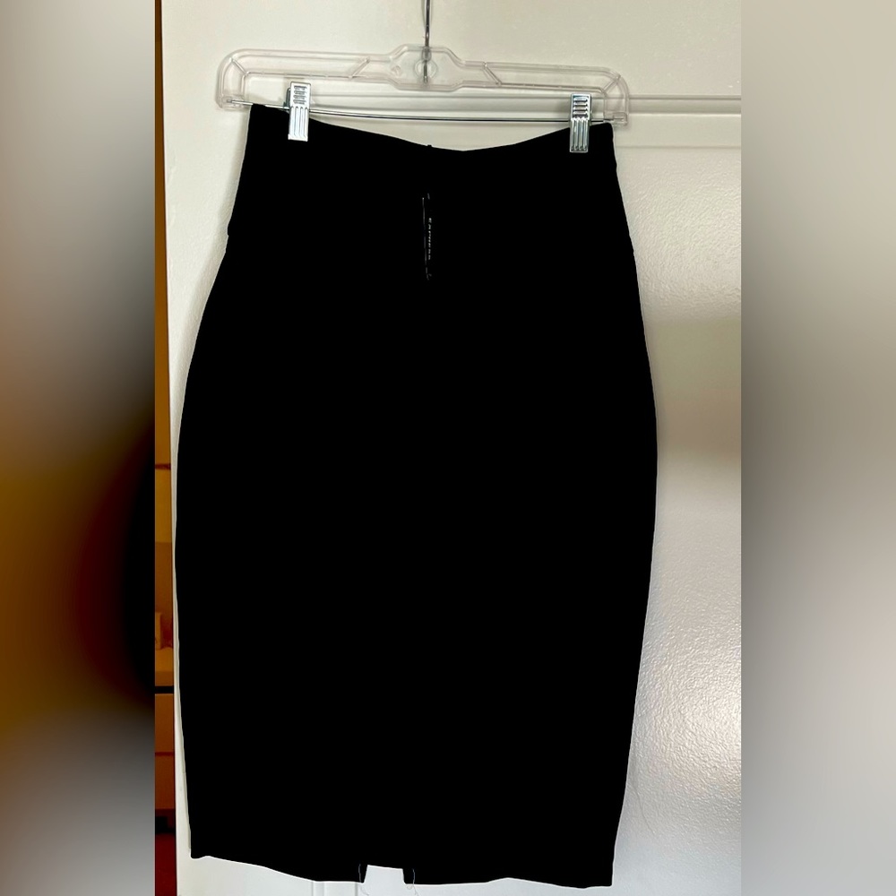 NWT Express high wasted black skirt with belt loops